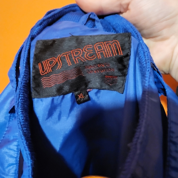 Vintage Upstream Norwalk Racing Lightweight Blue Jacket Size XL - Picture 5 of 6